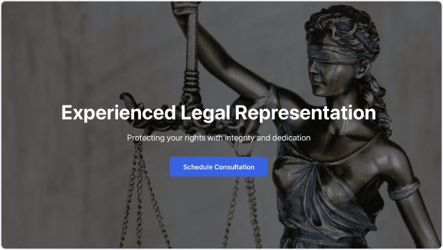 Law Firm Landing Page