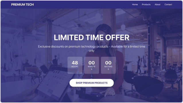 Limited-Time Offer Page