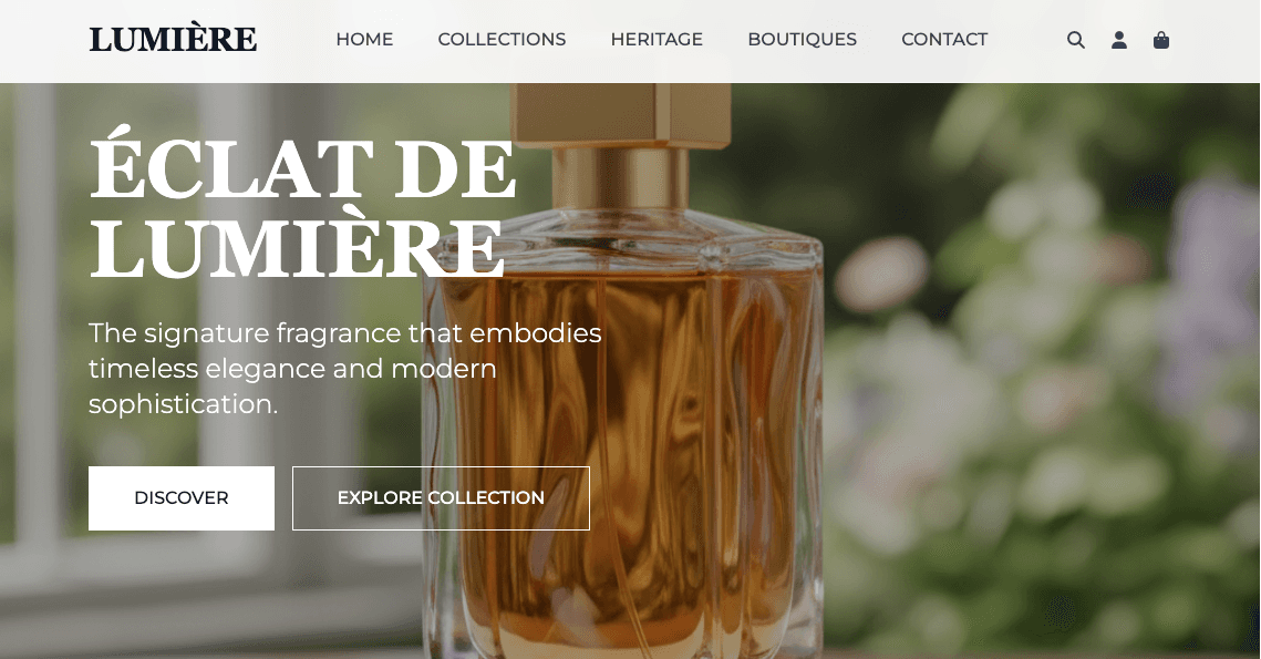 Product Showcase Page