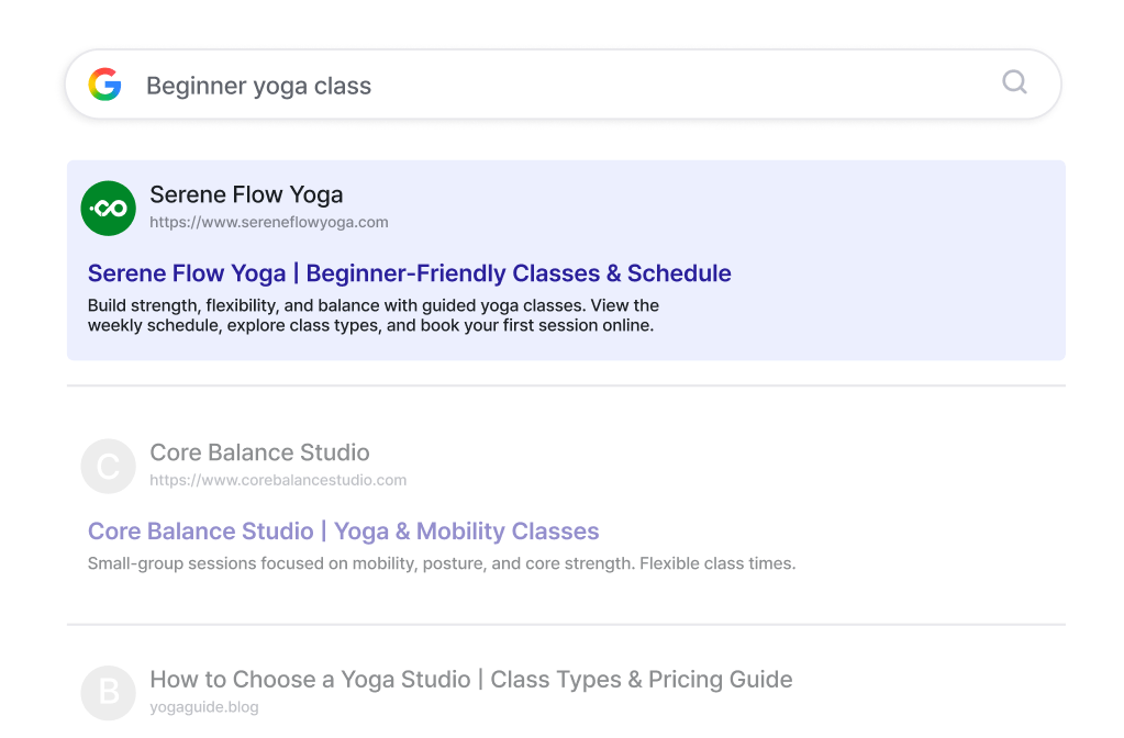 Optimized for search and AI discovery