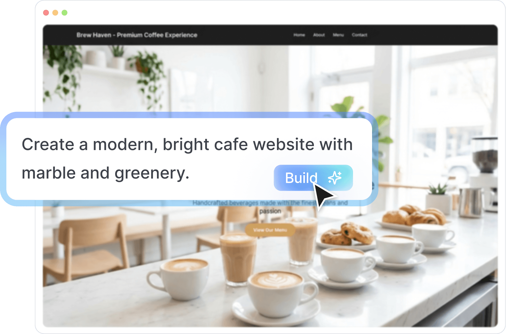 Describe Your Business. Get a Website.